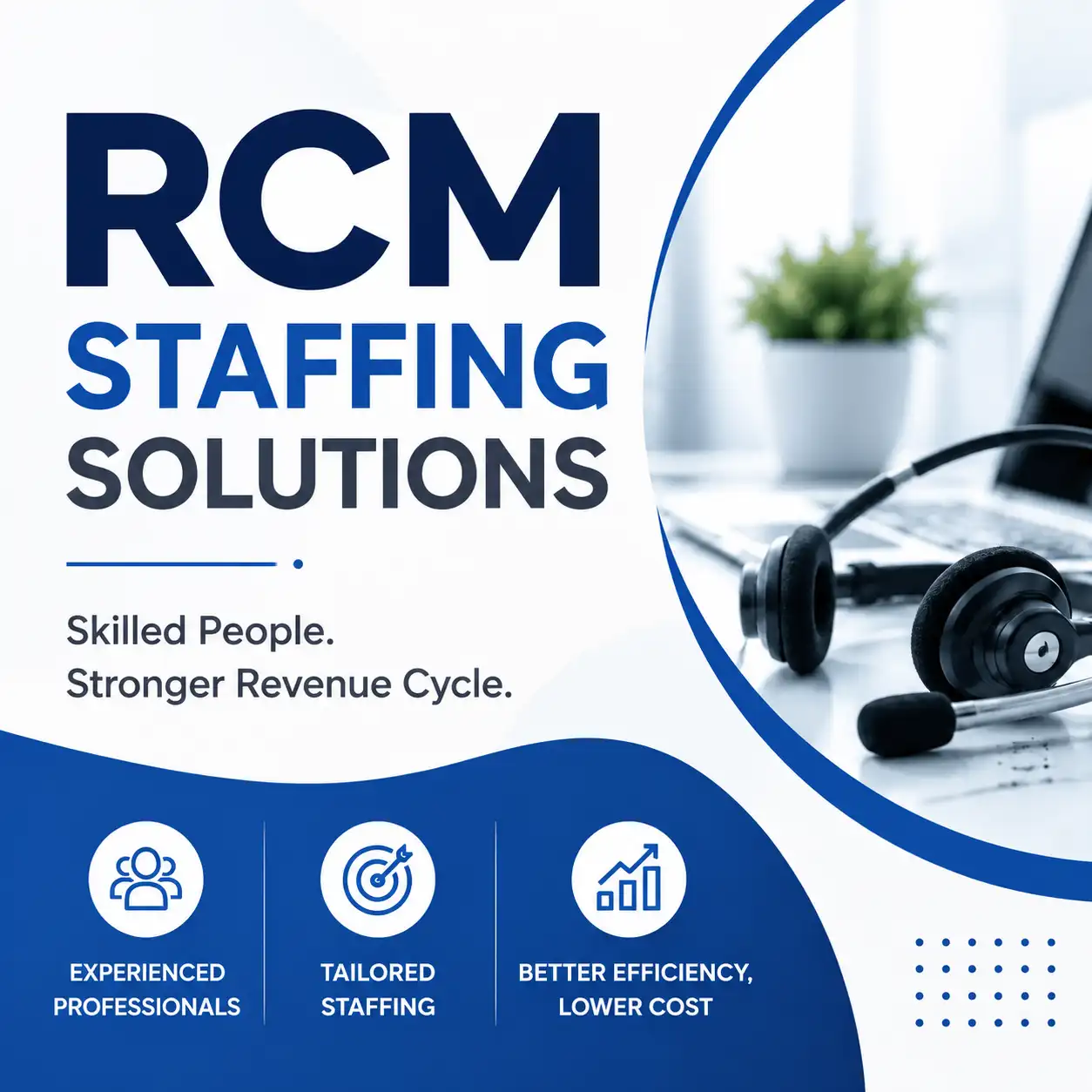 RCM Staffing in low cost
