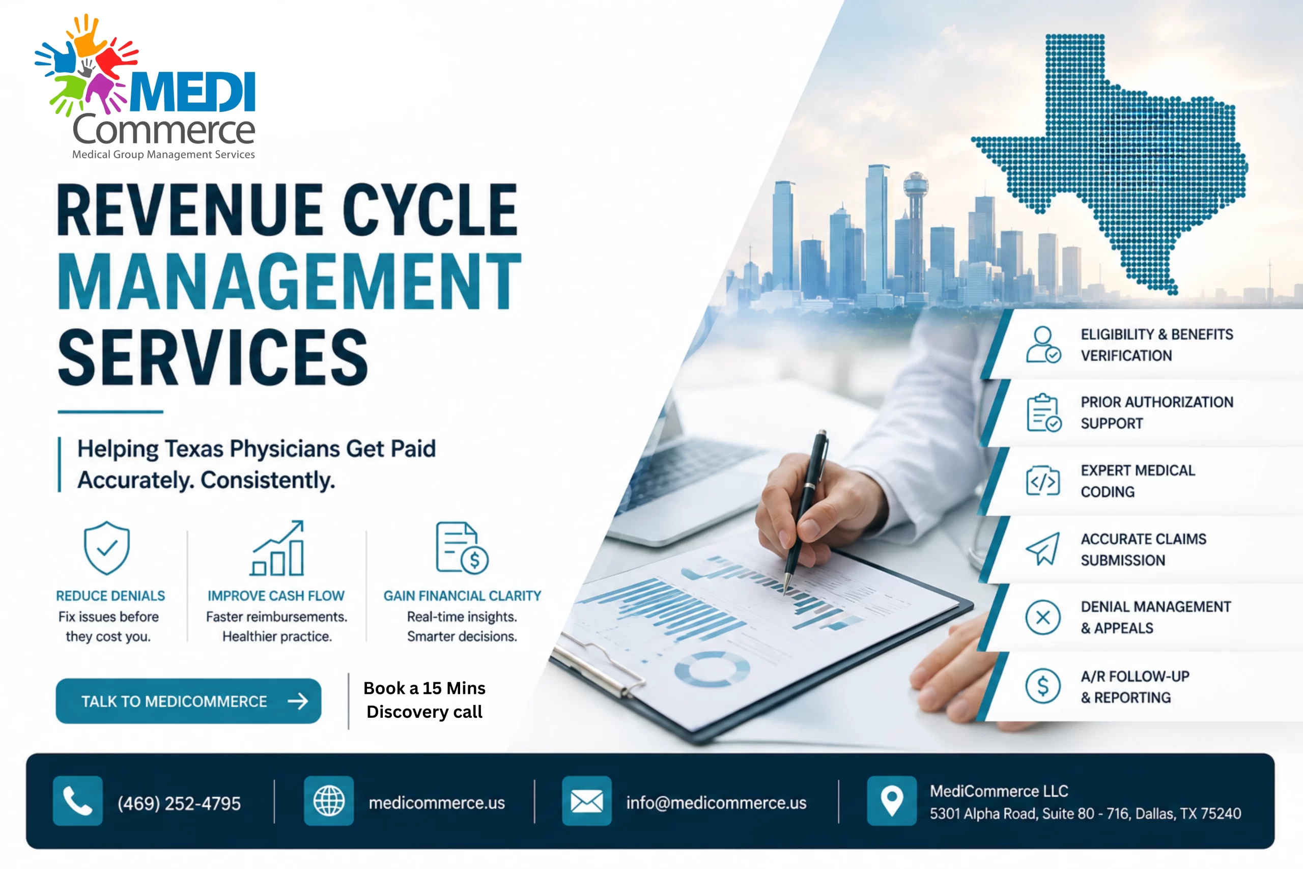 Revenue cycle management services Texas training session