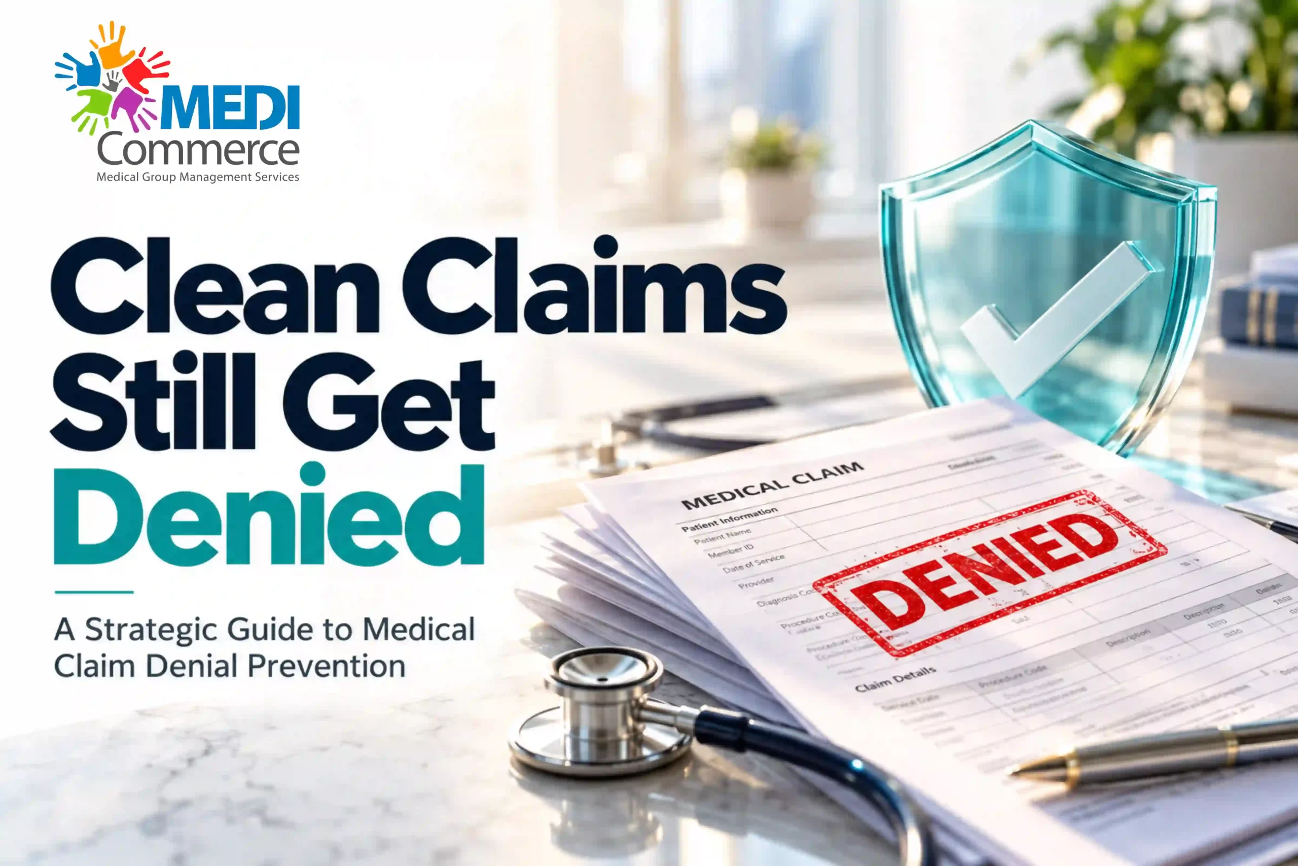 Medical claim denial prevention strategies for healthcare providers by MediCommerce